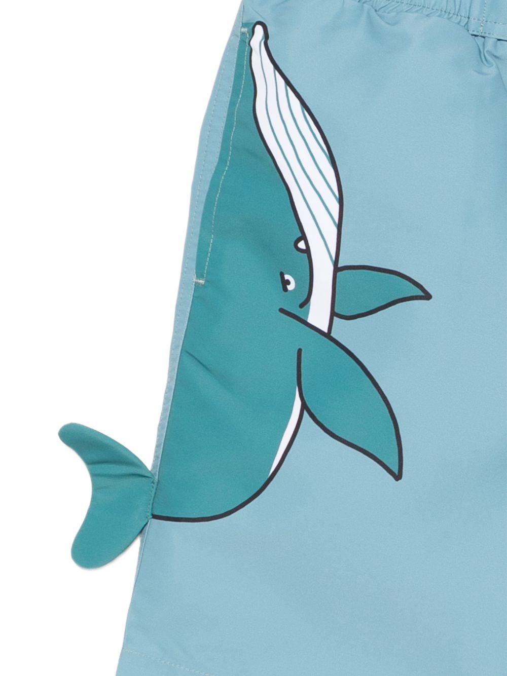 Costumi per bambino Stella McCartney Kids azzurro con grafica balene - Rubino Kids