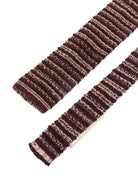 Cravatta per donna Alysi rosso con design a righe - Rubino Kids