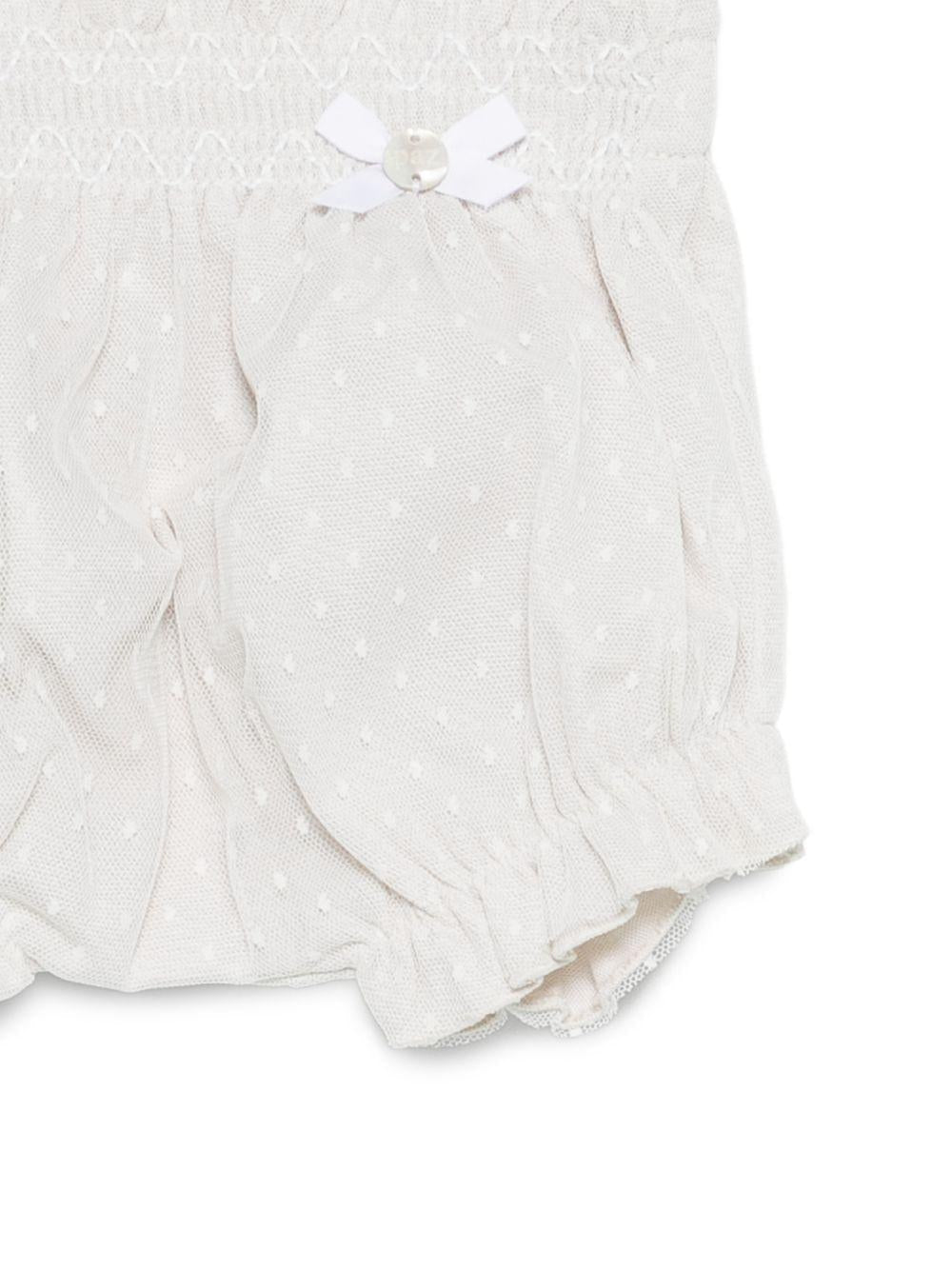 Culotte per neonati Paz Rodriguez beige motivo a pois - Rubino Kids