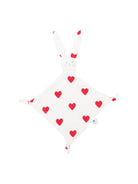 Doudou per neonati Petit Bateau bianco a forma di coniglio - Rubino Kids