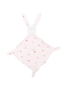 Doudou per neonati Petit Bateau rosa con stampa a fiori - Rubino Kids