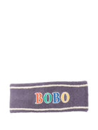 Fascia per bambina Bobo Choses viola con strisce ricamate - Rubino Kids
