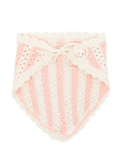 Fascia per capelli per bambina Louise Misha rosa con design a righe - Rubino Kids