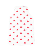 Fasciatoio per neonati Petit Bateau bianco con stampa a cuore - Rubino Kids