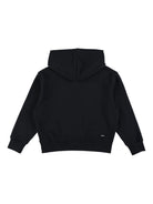 Felpa con cappuccio per bambino Amiri Kids nero con logo - Rubino Kids