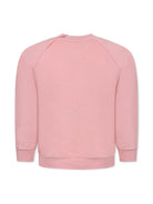 Felpa con stampa per neonata Molo rosa con girocollo - Rubino Kids