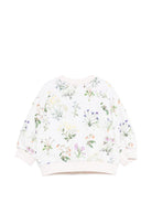 Felpa Daphne per neonata Molo beige con stampa fiori - Rubino Kids