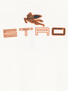 Felpa girocollo per bambino Etro Kids bianca con logo - Rubino Kids