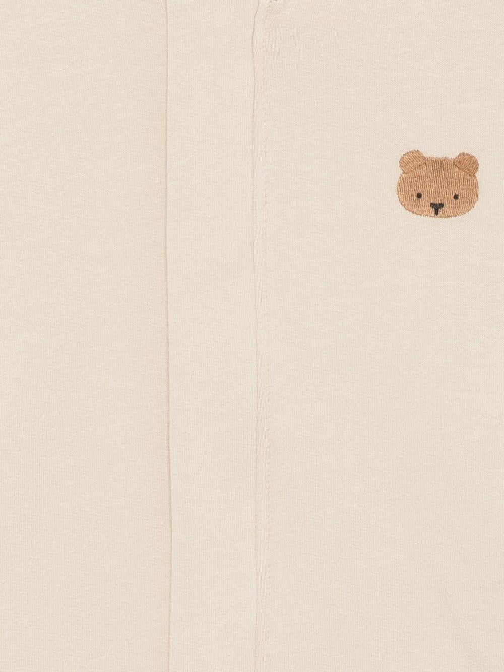 Felpa Jansan per bambino DONSJE beige con orsetto ricamato - Rubino Kids