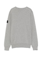 Felpa leggera per bambino Stone Island Junior grigio in cotone - Rubino Kids