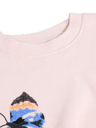 Felpa Marika per bambina Molo rosa con decorazione farfalle - Rubino Kids