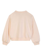 Felpa per bambina Billieblush rosa con stampa grafica - Rubino Kids