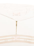 Felpa per bambina Elisabetta Franchi La Mia Bambina bianco con cappuccio e zip - Rubino Kids