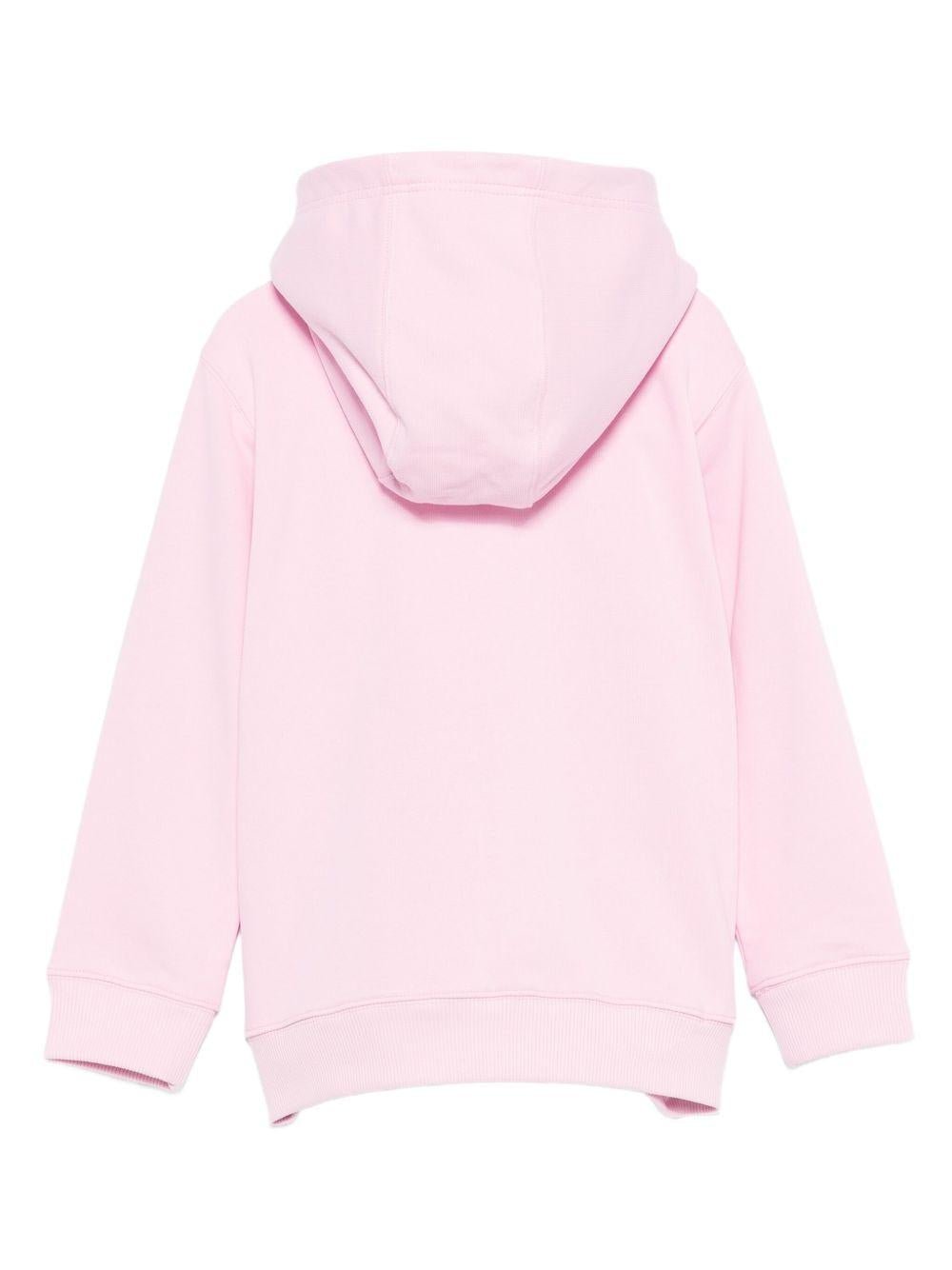 Felpa per bambina Givenchy Kids rosa con cappuccio - Rubino Kids