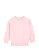 Felpa per bambina Givenchy Kids rosa con stampa tono su tono - Rubino Kids