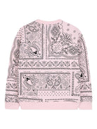 Felpa per bambina Marc Jacobs Kids x Disney Mickey Mouse rosa con stampa paisley - Rubino Kids