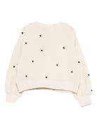 Felpa per bambina Molo beige con stampa cuori - Rubino Kids