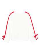 Felpa per bambina Monnalisa bianca con Minnie Mouse - Rubino Kids