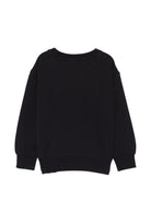 Felpa per bambina Moschino Kids nera con grafica orsetto - Rubino Kids