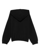 Felpa per bambina Moschino Kids nera con stampa orsetto - Rubino Kids