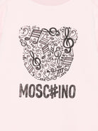 Felpa per bambina Moschino Kids rosa con motivo orso - Rubino Kids