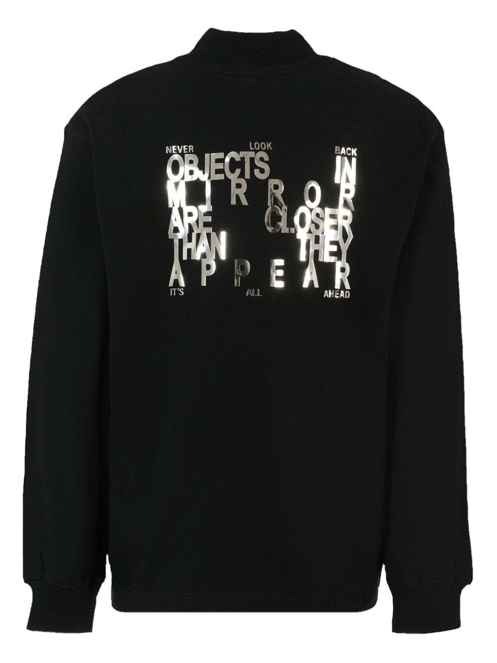 Felpa per bambina MSGM Kids nero con collo alto - Rubino Kids