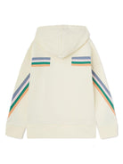 Felpa per bambina Palm Angels Kids beige con cappuccio - Rubino Kids