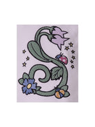 Felpa per bambina Stella McCartney Kids bianca con stampa floreale - Rubino Kids