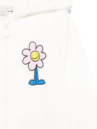 Felpa per bambina Stella McCartney Kids bianco con stampa margherita - Rubino Kids