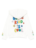 Felpa per bambina Stella McCartney Kids bianco con stampa margherita - Rubino Kids