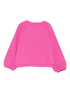 Felpa per bambina Stella McCartney Kids fucsia con stampa di torta - Rubino Kids
