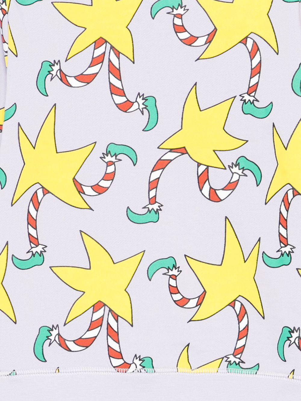 Felpa per bambina Stella McCartney Kids lilla con stampa stelle - Rubino Kids