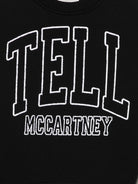 Felpa per bambina Stella McCartney Kids nero con zip laterali - Rubino Kids