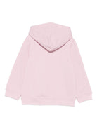 Felpa per bambina Stella McCartney Kids rosa con cappuccio in cotone - Rubino Kids