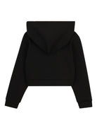 Felpa per bambina The Marc Jacobs Kids nera con dettagli disegnati bianchi - Rubino Kids