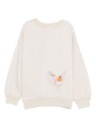 Felpa per bambini Molo beige con stampa cervo - Rubino Kids