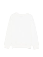 Felpa per bambini Moschino Kids bianco con ricamo Teddy Bear - Rubino Kids