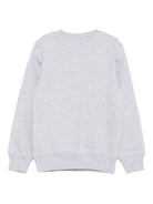 Felpa per bambini Moschino Kids grigia con stampa Teddy - Rubino Kids