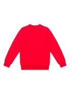 Felpa per bambini Moschino Kids rosso con motivo Bear - Rubino Kids