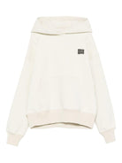 Felpa per bambini MSGM Kids bianca con stampa del logo - Rubino Kids