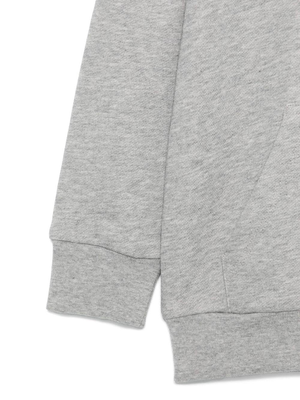Felpa per bambini Versace Kids grigio con stampa logo - Rubino Kids