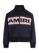Felpa per bambino Amiri Kids blu con logo sul davanti - Rubino Kids