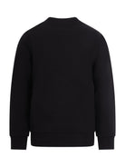 Felpa per bambino Balmain Kids nera con logo sul davanti - Rubino Kids