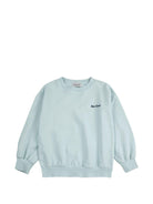 Felpa per bambino Bobo Choses azzurra con stampa grafica Mr. Pickles sul retro - Rubino Kids