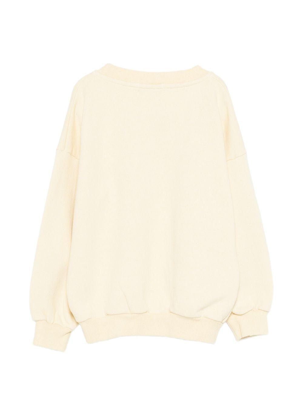 Felpa per bambino Bobo Choses gialla con stampa grafica Van Dog - Rubino Kids