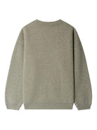 Felpa per bambino Bonpoint grigio con logo ricamato - Rubino Kids