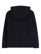 Felpa per bambino BOSS Kids nera con cappuccio - Rubino Kids
