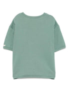 Felpa per bambino Donsje Darragh verde con tasca frontale a marsupio - Rubino Kids