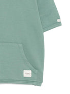 Felpa per bambino Donsje Darragh verde con tasca frontale a marsupio - Rubino Kids