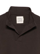 Felpa per bambino Douuod Kids marrone con scollo a V - Rubino Kids